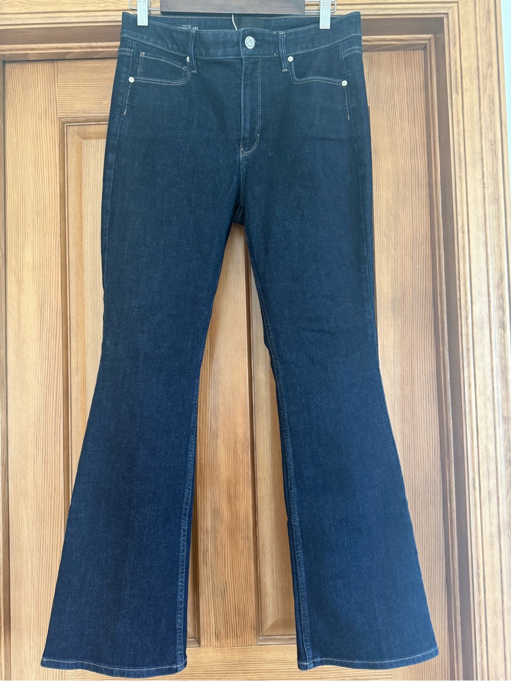 White House Black Market Dark Blue Flare Jeans